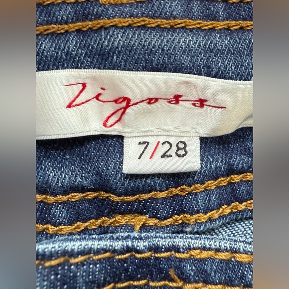 Vigoss Harlow Trouser Flare High Rise Stretchy Jeans With Front Seams Size 7 - Picture 10 of 13